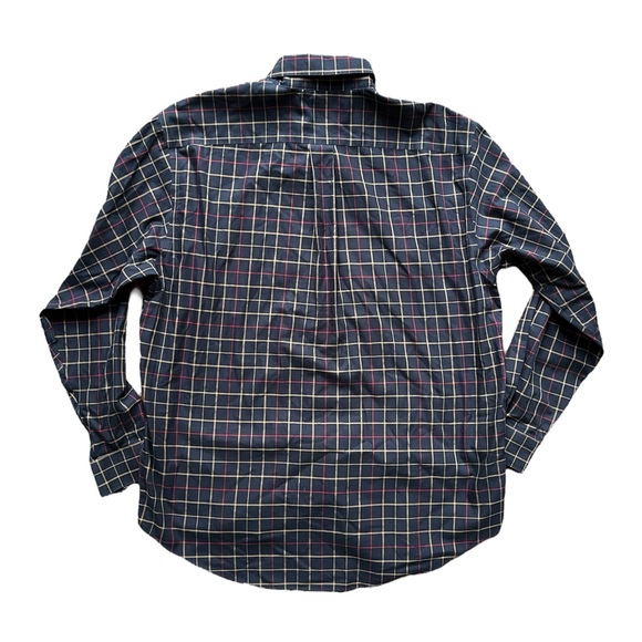 Brooks Brothers Soft Black Plaid Checkered Dress Shirt Size Large - Picture 2 of 4